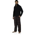 thumbnail image 1 of Ensemble de Pyjama pour Homme à Manches Longues avec Haut et Pantalon à Carreaux en Molleton, 1 of 4