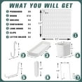 thumbnail image 4 of Pegboard Combination Kit .x .Wall Mounted Storage Set with Pegboards & Accessories Hanging Peg Boards Organizer, 4 of 4