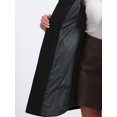 thumbnail image 5 of DARING DIVA Women's Winter Coats Casual Button Outwear Pea Overcoat L Black, 5 of 5