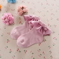thumbnail image 3 of 5 Colors Princess Toddler Baby Girls Lace Ruffle Frilly Ankle Socks Anti Slip Tutu Socks, 3 of 5