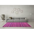 thumbnail image 3 of Ahgly Company Indoor Rectangle Abstract Purple Modern Area Rugs, 8' x 12', 3 of 4