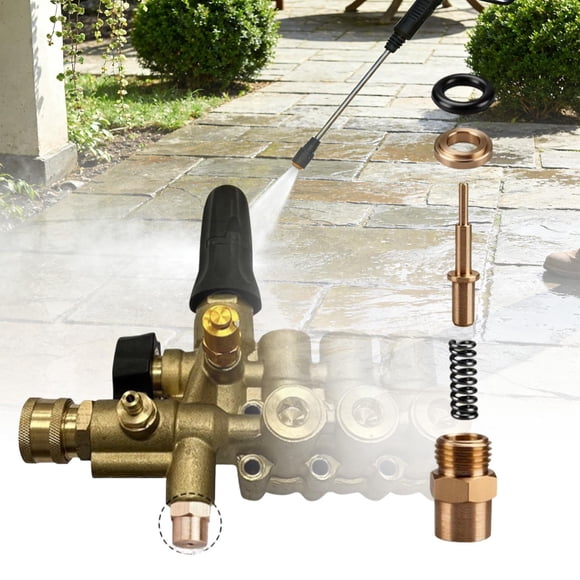 7110117 Reemplazo de válvula de refuerzo para hidrolavadora. Suministros para lavado de hogar. Kit de válvula de refuerzo para Dxpw3835.