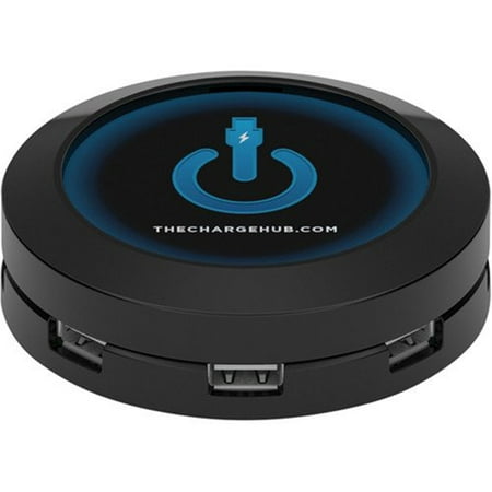 ChargeHub CRGRD-001 7-Port USB Universal Charging Station, Black