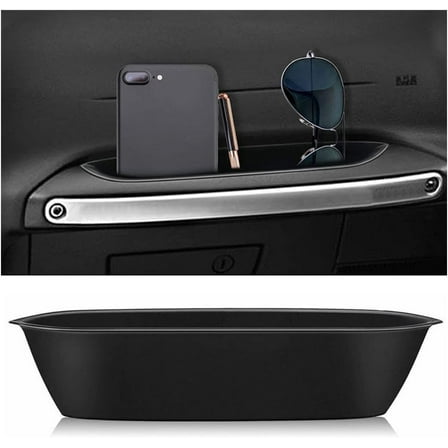 Waqn Car Organizer for Front Passenger Side Door,Car Storage Organizer Perfect Compatible with 2011-2018 Jeep Wrangler JK JKU 2/4 Door,Anti-Scratch Car Storage Pocket Keeps Car A417