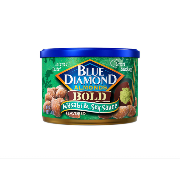 Almonds, Bold Wasabi & Soy Sauce, 6 Oz