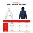 thumbnail image 2 of Rokka&Rolla Men's Heavyweight Hooded Puffer Jacket Bubble Coat, 2 of 8