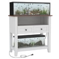 thumbnail image 2 of Yiwa Support Robuste pour Aquarium de 20–29 Gallons, Armoire d'Aquarium avec Station de Recharge, Tiroirs et Rangement Ouvert (Réservoir Non Inclus), 2 of 8