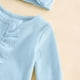 thumbnail image 4 of Niña Bebé Vestido de Manga Larga Cómodo Suave Transpirable Tela Otoño Invierno Sudadera para Viajes Diarios Casa Vacaciones Niña Bebé Manga Larga Romper, 4 of 6