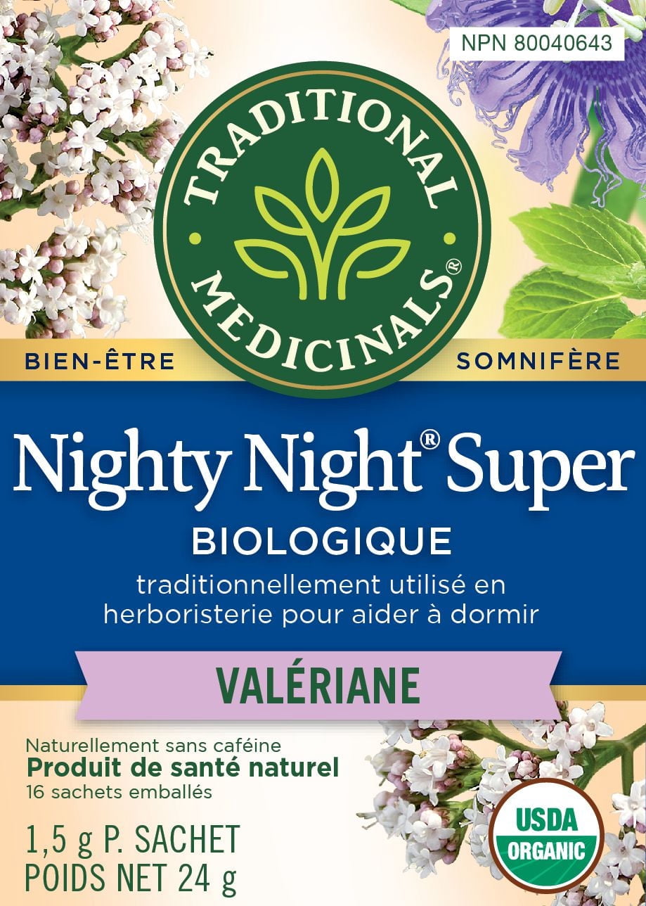 Traditional Medicinals Nighty Night Extra, 16 Wrapped Tea Bags