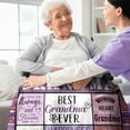 thumbnail image 4 of Grandma Gifts, Grandma Blanket 60''''x 50'''', Gifts for Grandma Birthday from Grandkids, Grandmother Grandma Birthday Gifts, Best Grandma Gifts, Grandma Gifts from Granddaughter Grandson, 4 of 6