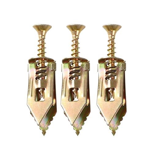 220 count Drywall Self-Drilling Anchors Screws Kit, No Drill Holes in Wall,  for TV, Shelf Straps, Cabinet & Decoration