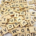26 Letters Early Childhood Education Jigsaw Puzzle Letters Wood Chips