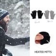 thumbnail image 3 of Greenadscape 2 Paires de Mitaines Tactiles Noires pour Explorer Hommes et Femmes, 3 of 5
