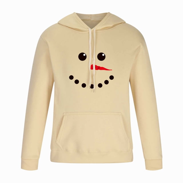 Hommes Décontracté Imprimé de Noël Pull à Manches Longues Sweat à Capuche