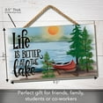 thumbnail image 3 of CounterArt "Life Is Better" Hanging Wood Wall Sign, 3 of 7