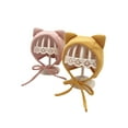 thumbnail image 4 of Douhoow Baby Hat Bonnet Infant Winter Warm Earflap Cap Cat Ears Beanie Hat, 4 of 9