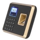 thumbnail image 5 of Máquina de asistencia de 2,4 pulgadas, pantalla biométrica TFT a color con huella dactilar, Software gratuito en disco U, reloj de tiempo de descarga, 100-240V, enchufe europeo dorado negro, 5 of 9