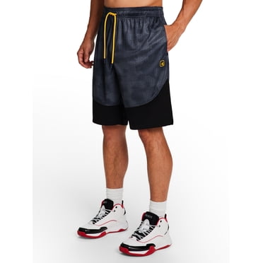 AND1 Men's and Big Men's Active Dribbling Short, 10" Inseam, up to Size 5XL