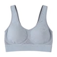 thumbnail image 5 of XFeng Women Floral Lace Wireless Bra, Adjustable Thin Straps Seamless Comfort Push Up Bralette, 5 of 5