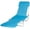 Blue, variant on Rio Brands Portable Folding Weather-Resistant Beach Lounger Chair with Carrying Strap, Blue