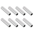 thumbnail image 1 of 8 Pcs Entretoise en Acier Inoxydable 304 3/8 Pouces OD x 1/4 Pouces ID x 1 3/4 Pouces Longueur (10x7x45mm) Vis Entretoise Bagues Fini Uni Sans Filetage Entretoise Ronde en Métal pour Vis M3 Boulons et Tiges, Argent, 1 of 6