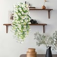 thumbnail image 4 of Elainilye 6Pcs Artificial Vines, Morning Glory Hanging Plants, Plastic Climbing Vines with Hooks, for Patio Decor, Wedding Arch Greenery, Balcony Gardens, Indoor Vertical, Porch Decor, 4 of 5