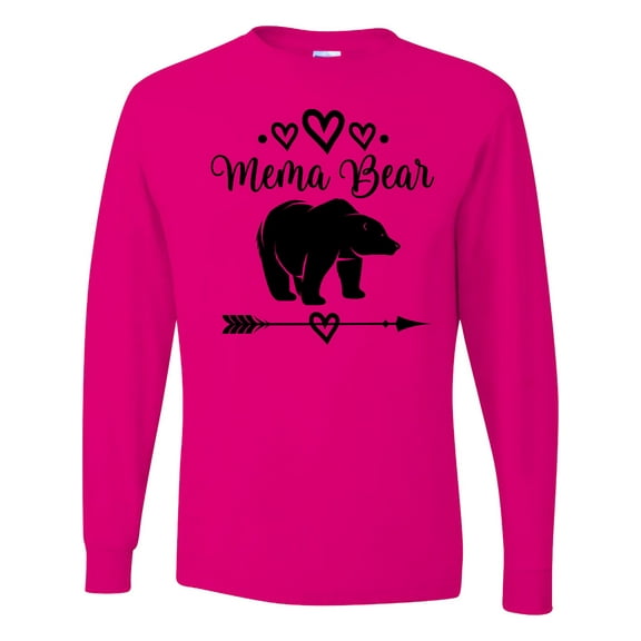 Inktastic Mema Bear Grandma Long Sleeve T-Shirt