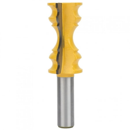 

Feoflen 1/2 Shank Chair Rail Molding Router Bit Woodworking Milling Cutter Tool Chair Rail Bit Chair Rail Molding Bit