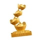 thumbnail image 5 of Estatua de lingote de oro, aleación de oro Yuan Bao, regalo para amigos, figurita de Fengshui, lingotes de riqueza chinos para repisa de balcón,, 5 of 9