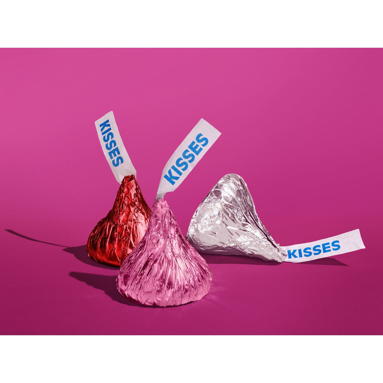 HERSHEY'S KISSES Milk Chocolate, Valentine's Day Candy Bag, 10.1 oz