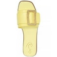 thumbnail image 4 of Sam Edelman Inez Butter Squared Open Toe Buckle Detail Slip On Slides Sandals (Butter, 10.5), 4 of 5