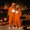 Orange, variant on Pumpkin Hooded Onesie Costume for Women & Men, Halloween Matching Couple Flannel Jumpsuit with Ghost Print & Zipper Front — Unisex Cozy Sleepwear Set for Party & Lounge Black L