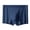 1573#Dark Blue, variant on Boxer Briefs,Ice Silk Men's Boxer Underwear,Soft Comfortable Breathable Thin Ice Silk Cooling Men's Underwear Light Green 5XL