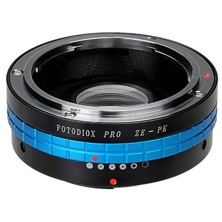 Pentax Pk Mount - Fotodiox Pro Lens Mount Adapter - Mamiya 35mm (ZE) SLR Lens to Pentax K (PK) Mount SLR Camera Body, with Built-In Aperture Control Dial