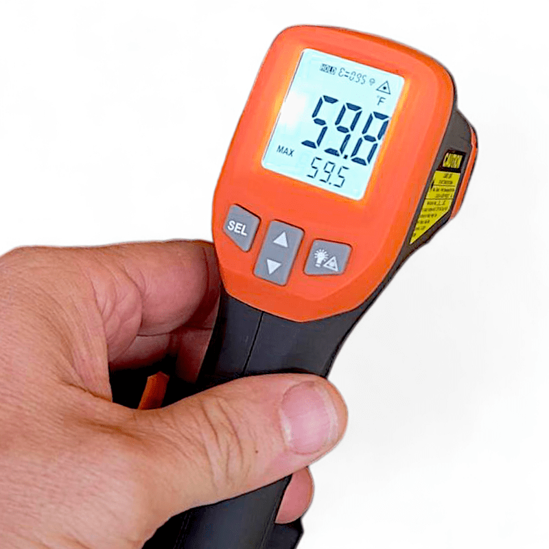 AMES INSTRUMENTS Digital 12:1 Infrared Thermometer Gun -58°F to 1022°F, 1 Pack, One Size