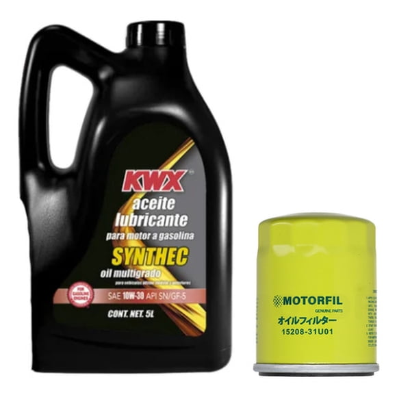 Kit Cambio De Aceite Verna 2004-2006 1.5 1.6 10w30 Kwx