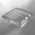 thumbnail image 1 of CiaoHER 2in Thickness Beveled Solid Acrylic Display Block Clear Polished Pedestal Stand Riser Solid Base (11x11), 1 of 4