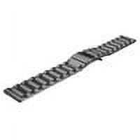 FIEWESEY 22mm Watch Band Replacement Compatible with Samsung Galaxy Watch 46mm/Gear S3 Frontier/Galaxy&nbsp;Gear S3&nbsp;Watch Strap Solid Stainless Steel Bracelet Band Strap Folding Clasp(Black) - image 4 of 5