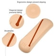 thumbnail image 3 of Unique Bargains 1Pc Travel Makeup Bag Makeup Organizer Bag Silicone Portable Beige, 3 of 7