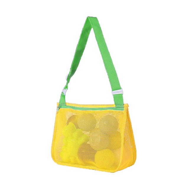 Wosthever Pertenencias Juguetes de playa seguros y accesibles - Gran capacidad para bolsa de colección de carcasa de expansión lateral Deportes acuáticos amarillo