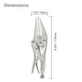 thumbnail image 2 of WorkPro 6.5" Long Nose Locking Pliers, 2 of 5