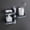 B, variant on RXMEKW Kitchen Soap Dispenser 4-Layer Self-Adhesive Wall-Mounted Rotating Soap Dish Suitable for Bathroom and Kitchen