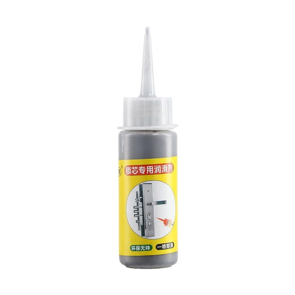 Graphite Lubricating Powder, 60ml Graphite Dry Lube with Needle Tube, Multifunctional Dry Graphite Lubricant, Safety Lock Graphite Powder, Odorless Door Window Lock Lubricant for Car Locks Window