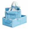 Seed Sprout - Set of 2 Small Canvas Storage Box, Blue