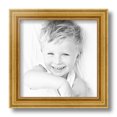thumbnail image 2 of ArtToFrames 9x9 Inch Gold Picture Frame, This Gold Wood Poster Frame is Great for Your Art or Photos, Comes with Regular Glass (4159), 2 of 8