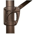 thumbnail image 6 of SimplyShade 10ft Outdoor Patio Market Umbrella Bali with Cross Bar Stand, Taupe, 6 of 9