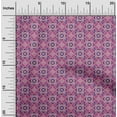 thumbnail image 2 of oneOone Georgette Viscose Pink Fabric Asian Kilim Fabric For Sewing Printed Craft Fabric By The Yard 42 Inch Wide, 2 of 5