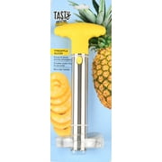 Tasty Stainless Steel Metal Pineapple Corer Slicer Cutter, Yellow