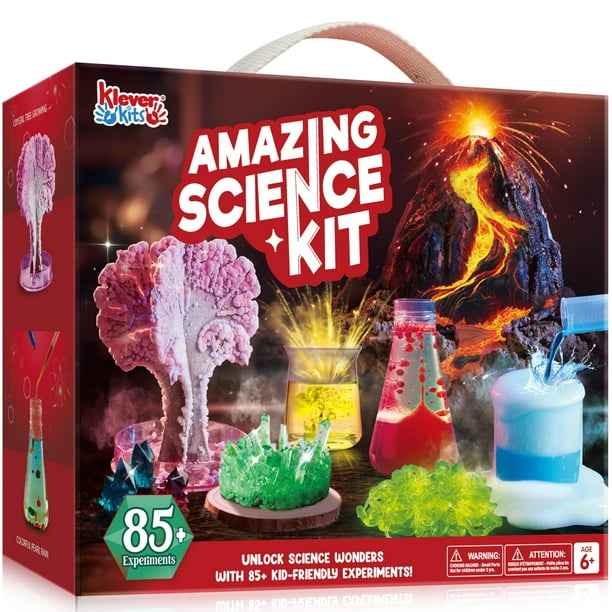 Kit científico Klever Kits Increíbles para más de 85 experimentos para niños de 6 a 8 años o más