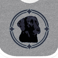 thumbnail image 4 of Inktastic Labrador Retriever Black Lab Boys or Girls Baby Bib, 4 of 4